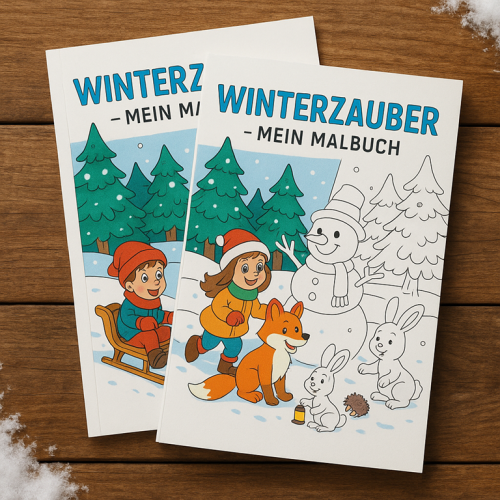 Cover von Malbuch - Winterzauber